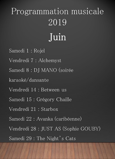 soirée evreux restaurant la chapelle juin 2019