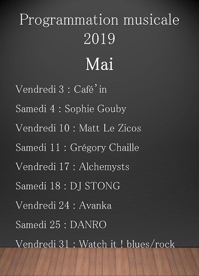 soirée evreux restaurant la chapelle mai 2019